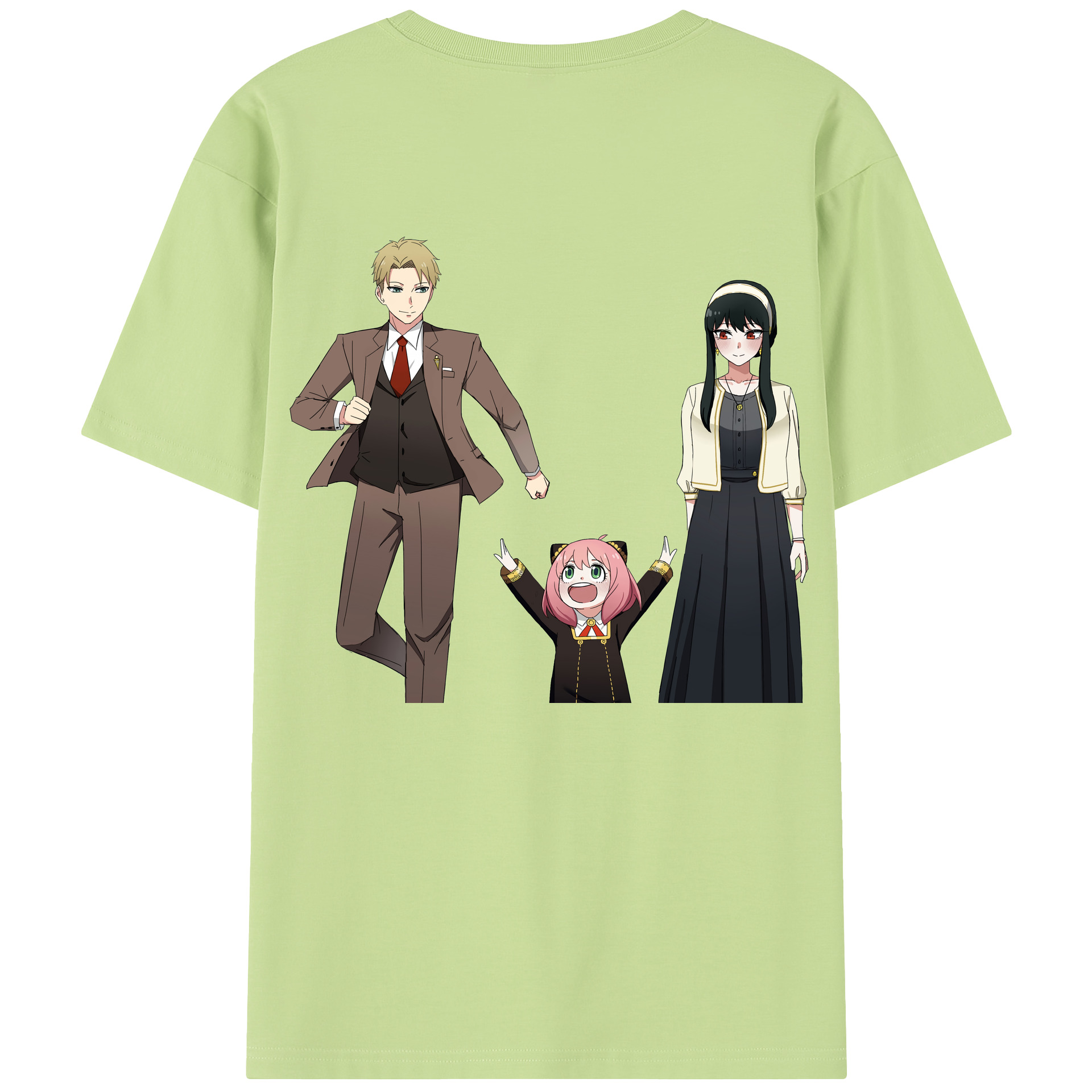 （画像用） SPY×FAMILY间谍家家酒 綿100％半袖Tシャツ（背面プリント）
